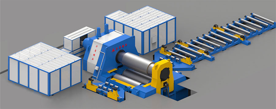 WS11KY-120×3200 CNC four-roller plate bending machine(图2) WS11KY-120×3200 CNC four-roller plate bending machine(图2)